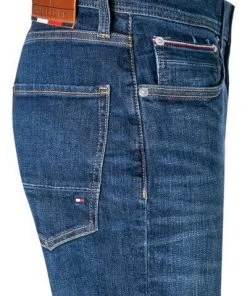 Brandneu 🎉 Tommy Hilfiger Jeans MW0MW19935/1BB Straight Fit, Baumwoll-Stretch, Indigo ✨ -Jeans Verkaufsgeschäft 376704 norm3