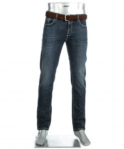 Brandneu 💯 Alberto Regular Fit Pipe-DS Denim 42471485/891 Jeans Pipe, Baumwoll-Stretch 11oz, Navy ❤️