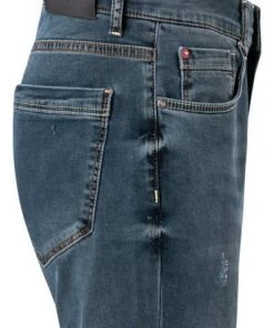 Aktion 😍 Daniel Hechter Jeans 26060/112357/660 Slim Fit, Baumwoll-Stretch, Blau-braun meliert, Blau 💯 -Jeans Verkaufsgeschäft 377775 norm3