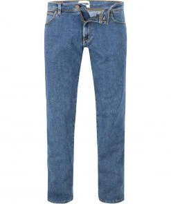 Blitzangebot ⌛ Wrangler Texas Stonewash medium denim W12133010 Jeans Texas, Regular Fit, Baumwoll-Stretch, Mittelblau 🧨