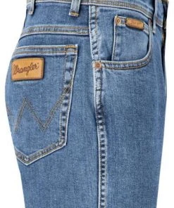Blitzangebot ⌛ Wrangler Texas Stonewash medium denim W12133010 Jeans Texas, Regular Fit, Baumwoll-Stretch, Mittelblau 🧨 -Jeans Verkaufsgeschäft 378156 norm3