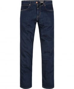Brandneu 😀 Wrangler Greensboro medium denim W15Q2655Z Jeans Greensboro, Regular Fit, Baumwolle T400®, Ocean ⌛