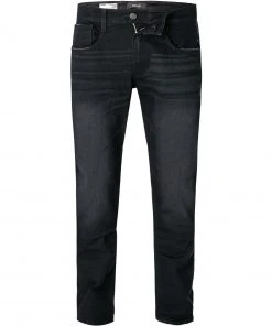 Bester Verkauf 🎁 Replay Jeans Anbass M914Y.000.573B956/098 Slim Fit, Bio Baumwoll-Stretch, Schwarz 🛒