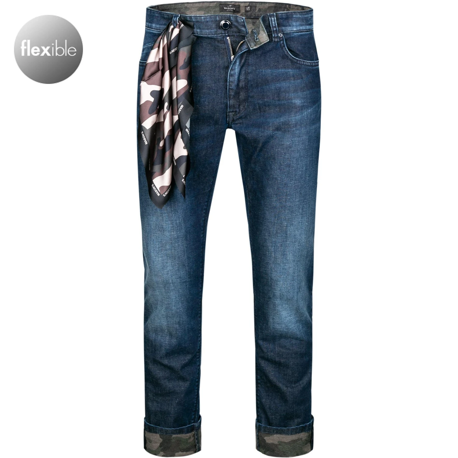 Großhandel 🥰 Mason's 👏 Jeans 35T1J3840JADF/DE11S13/006 Slim Fit, Baumwolle T400®, Dunkelblau ⭐ 1 Großhandel 🥰 Mason's 👏 Jeans 35T1J3840JADF/DE11S13/006 Slim Fit, Baumwolle T400®, Dunkelblau ⭐