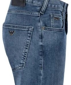 Beste Bewertungen von ✨ EMPORIO ARMANI Jeans 8N1J45/1G19Z/0942 Baumwoll-Stretch, Blau 🧨 -Jeans Verkaufsgeschäft 380525 norm3