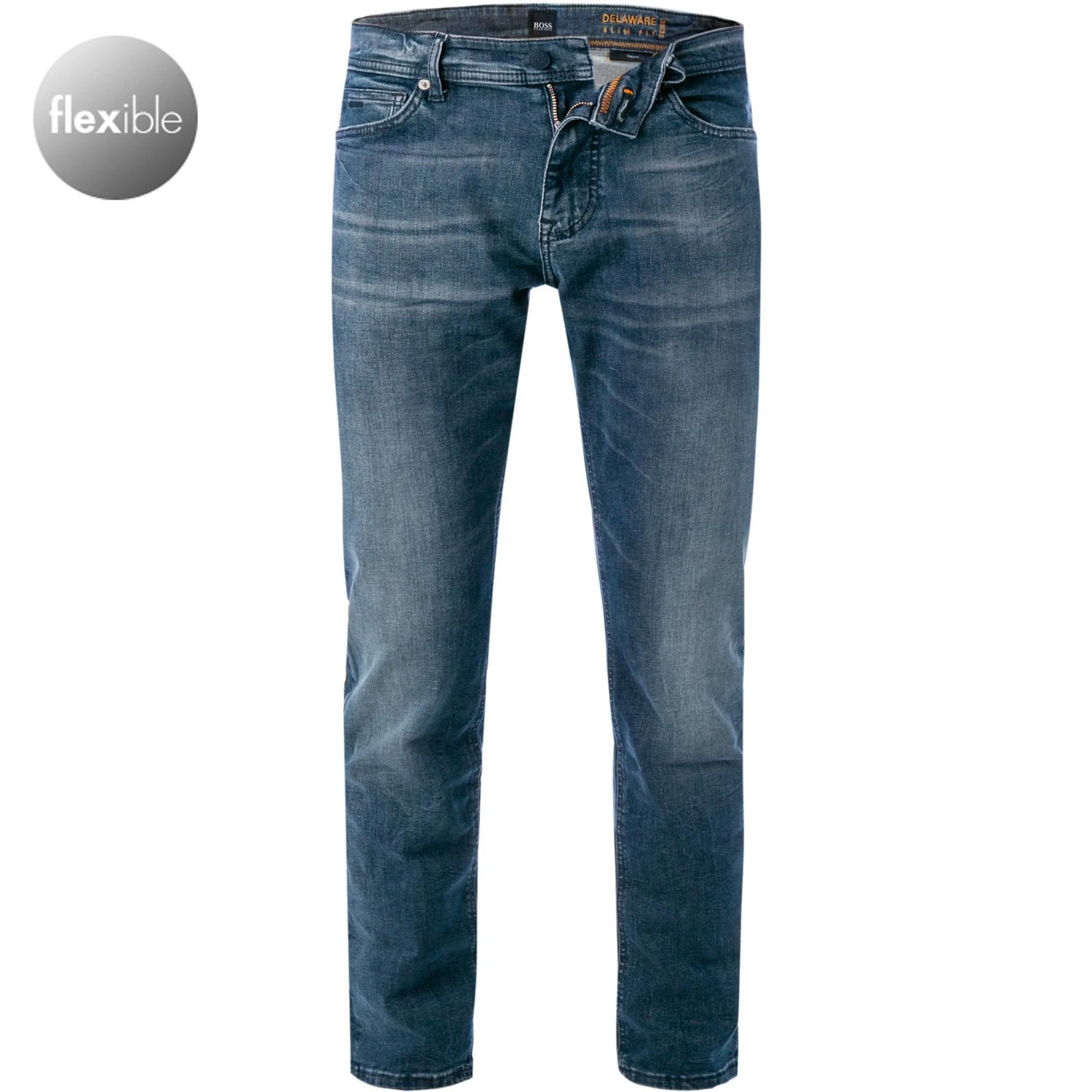 Brandneu 🥰 BOSS Jeans Delaware 50463426/413 Slim Fit, Baumwolle T400®, Navy ❤️ 1 Brandneu 🥰 BOSS Jeans Delaware 50463426/413 Slim Fit, Baumwolle T400®, Navy ❤️