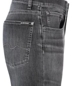 Rabatt ⭐ 7 for all mankind 🥰 Jeans Slimmy grey JSMSB820LG Baumwoll-Stretch 13oz, Anthrazit ⌛ -Jeans Verkaufsgeschäft 381844 norm3