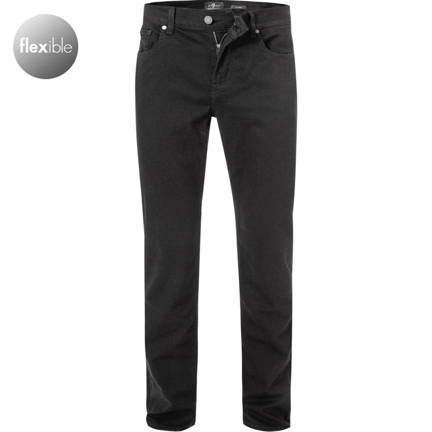 Brandneu 😀 7 for all mankind Jeans Slimmy black JSMSB820LR Baumwoll-Stretch 13oz, Schwarz ⭐ 1 Brandneu 😀 7 for all mankind Jeans Slimmy black JSMSB820LR Baumwoll-Stretch 13oz, Schwarz ⭐