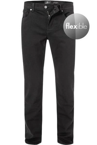 Brandneu 😀 7 for all mankind Jeans Slimmy black JSMSB820LR Baumwoll-Stretch 13oz, Schwarz ⭐ 2 Brandneu 😀 7 for all mankind Jeans Slimmy black JSMSB820LR Baumwoll-Stretch 13oz, Schwarz ⭐ – Bild 2