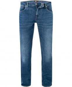 Beste Bewertungen von ✔️ 7 for all mankind Jeans Slimmy mid blue JSMSK850NV Baumwoll-Stretch 13oz, Blau 🎁