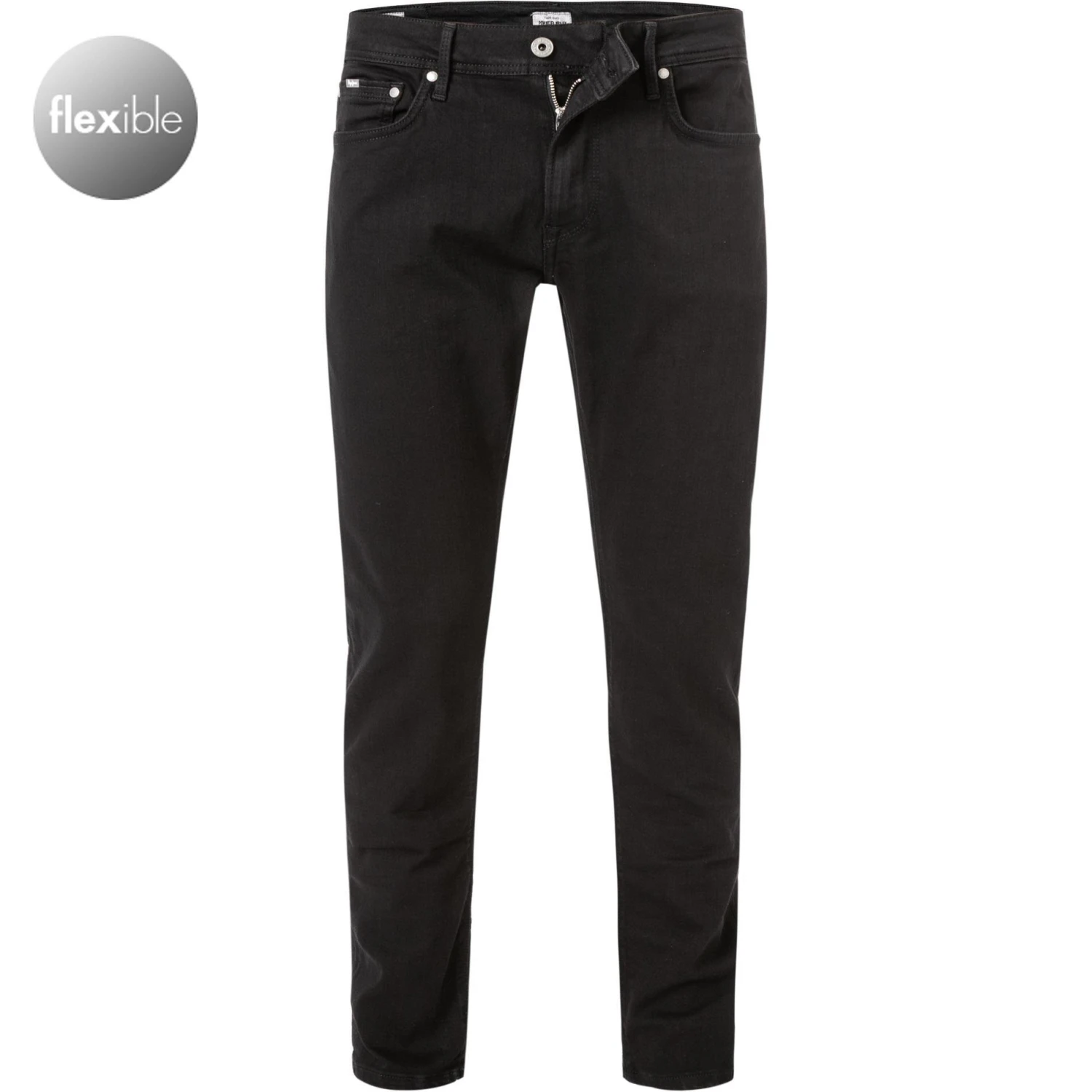 Großhandel 😉 Pepe 🛒 Jeans Stanley PM206326XE5/000 Taper Fit, Baumwoll-Stretch, Schwarz ❤️ 1 Großhandel 😉 Pepe 🛒 Jeans Stanley PM206326XE5/000 Taper Fit, Baumwoll-Stretch, Schwarz ❤️