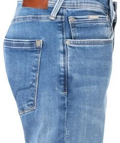 Bester Verkauf ✨ Pepe 😍 Jeans Stanley PM206326WR3/000 Taper Fit, Baumwoll-Stretch, Mittelblau ⭐ -Jeans Verkaufsgeschäft 382151 norm3