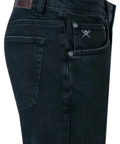 Am billigsten ⌛ HACKETT 🌟 Jeans HM212285/999 Slim Fit, Baumwoll-Stretch, Schwarz ⭐ -Jeans Verkaufsgeschäft 382231 norm3