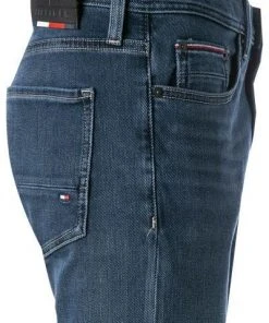 Rabatt ❤️ Tommy Hilfiger 💯 Jeans MW0MW21867/1BQ Baumwoll-Stretch, Dunkelblau 🎁 -Jeans Verkaufsgeschäft 384097 norm3