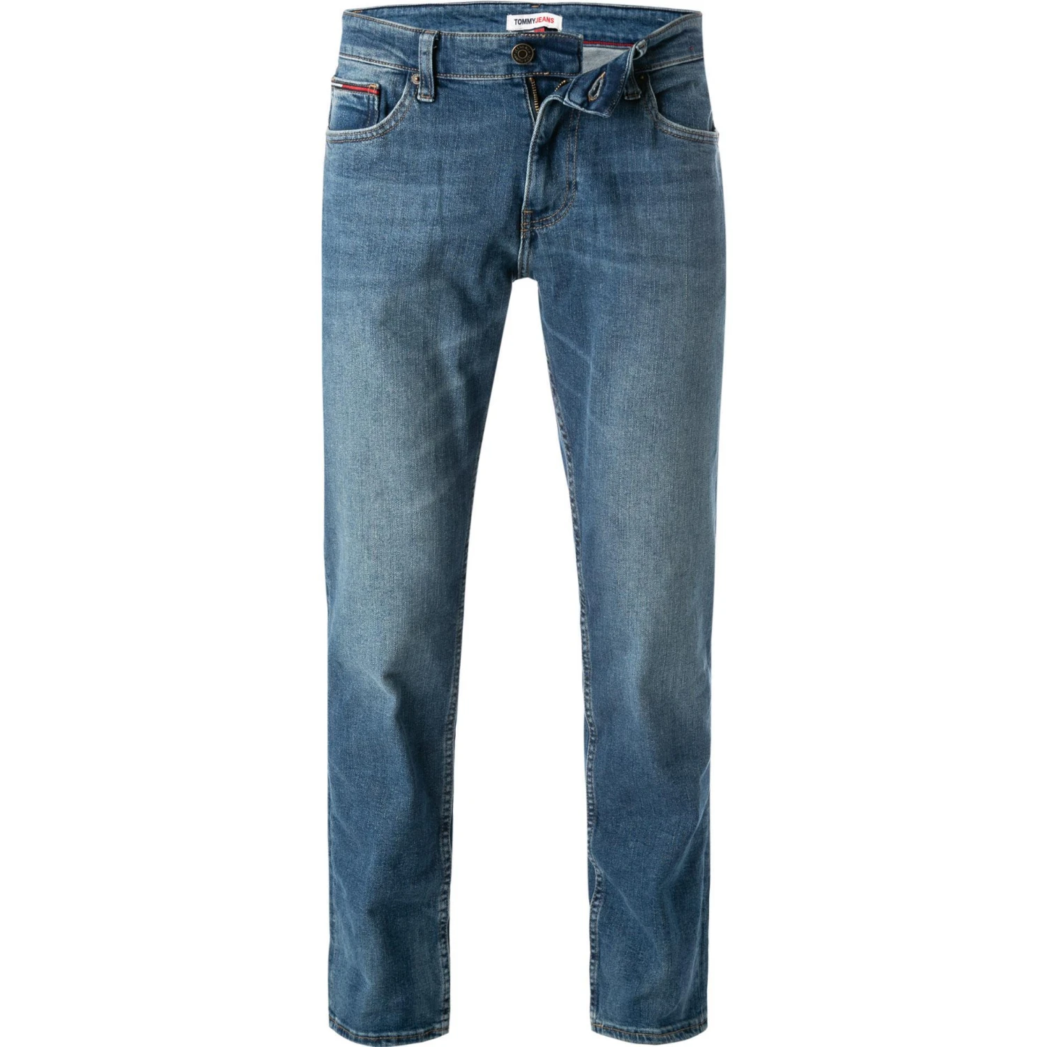 Blitzangebot ⭐ TOMMY ⭐ JEANS JEANS DM0DM11965/1A5 Straight Fit, Baumwoll-Stretch, Mittelblau, Blau 😀 1 Blitzangebot ⭐ TOMMY ⭐ JEANS JEANS DM0DM11965/1A5 Straight Fit, Baumwoll-Stretch, Mittelblau, Blau 😀