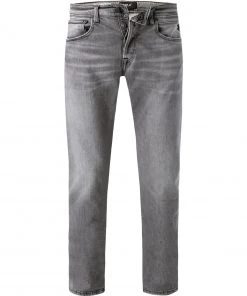 Billig ✨ Replay 🧨 Jeans Grover MA972.000.573BQ01/096 Straight Fit, Baumwoll-Stretch, Grau ⭐