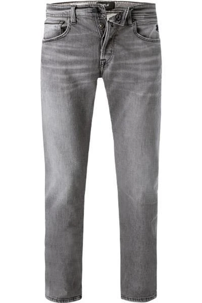 Billig ✨ Replay 🧨 Jeans Grover MA972.000.573BQ01/096 Straight Fit, Baumwoll-Stretch, Grau ⭐ 2 Billig ✨ Replay 🧨 Jeans Grover MA972.000.573BQ01/096 Straight Fit, Baumwoll-Stretch, Grau ⭐ – Bild 2