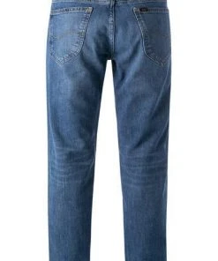 Großhandel ✔️ Lee Daren Zip Fly dark freeport L707PXGQ Jeans, Regular Straight, Bio Baumwolle T400®, Mittelblau ❤️ -Jeans Verkaufsgeschäft 384166 norm2