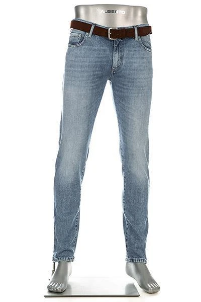Angebote 🎉 Alberto Slim Fit Slim Organic Denim 70571381/810 Jeans, Bio Baumwoll-Stretch, Hellblau ✔️ 2 Angebote 🎉 Alberto Slim Fit Slim Organic Denim 70571381/810 Jeans, Bio Baumwoll-Stretch, Hellblau ✔️ – Bild 2