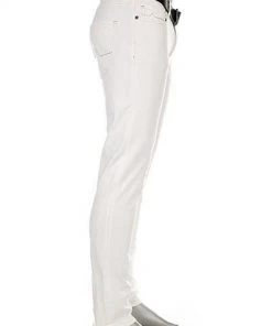 Billig ❤️ Alberto Slim Fit Slim White Denim 70571390/110 Jeans, Baumwoll-Stretch, Weiß ⌛ -Jeans Verkaufsgeschäft 384558 norm2