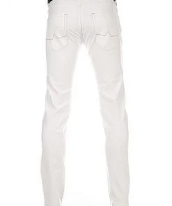 Billig ❤️ Alberto Slim Fit Slim White Denim 70571390/110 Jeans, Baumwoll-Stretch, Weiß ⌛ -Jeans Verkaufsgeschäft 384558 norm3