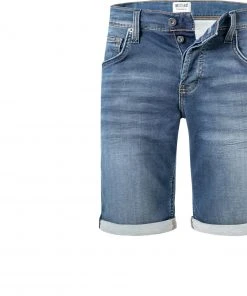 Billig ⭐ MUSTANG Shorts 1007754/5000/943 Jeansshorts Chicago, Regular Fit, Baumwoll-Stretch, Blau, Jeansblau 👍